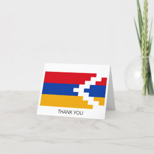Tarjeta De Agradecimiento Bandera de Nagorno Karabaj