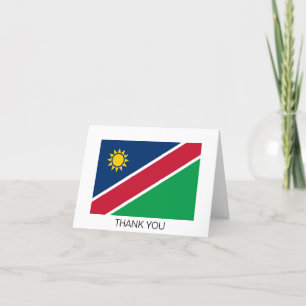 Tarjeta De Agradecimiento Bandera de Namibia