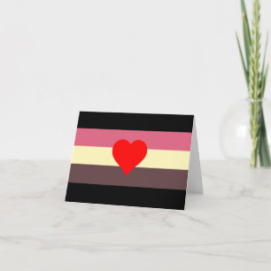 Tarjeta De Agradecimiento Bandera de Orgullo Gordo