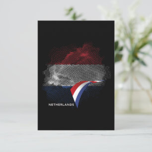 Tarjeta De Agradecimiento bandera de Países Bajos