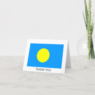 Tarjeta De Agradecimiento Bandera de Palaos