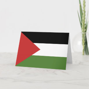 Tarjeta De Agradecimiento Bandera de Palestina