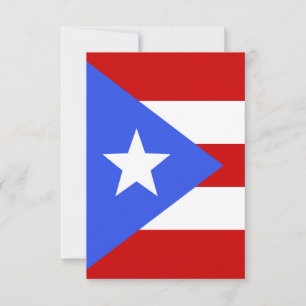 Tarjeta De Agradecimiento Bandera de Puerto Rico