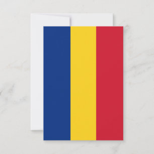 Tarjeta De Agradecimiento Bandera de Rumania