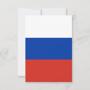 Tarjeta De Agradecimiento Bandera de Rusia