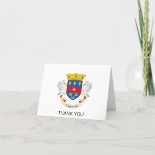 Tarjeta De Agradecimiento Bandera de San Bartolomé