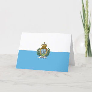Tarjeta De Agradecimiento Bandera de San Marino