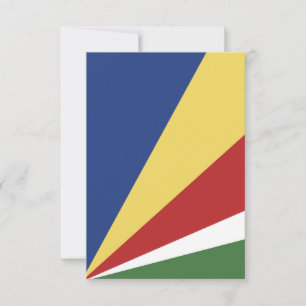Tarjeta De Agradecimiento Bandera de Seychelles