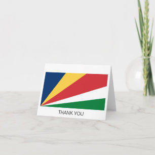 Tarjeta De Agradecimiento Bandera de Seychelles
