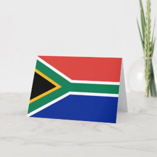 Tarjeta De Agradecimiento Bandera de Sudáfrica