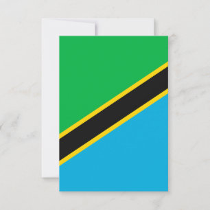 Tarjeta De Agradecimiento Bandera de Tanzania