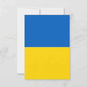 Tarjeta De Agradecimiento bandera de Ucrania