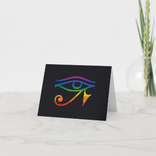 Tarjeta De Agradecimiento Bandera del Orgullo Gay Goth