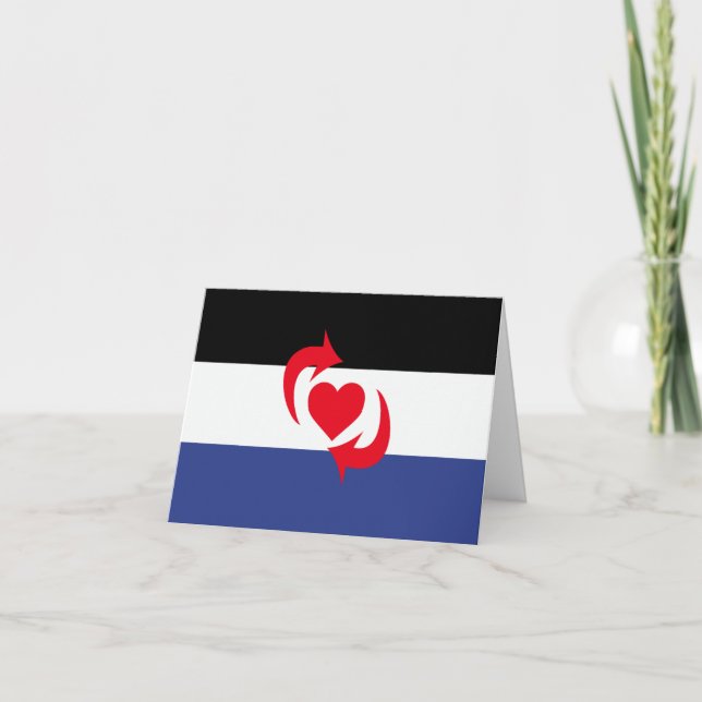 Tarjeta De Agradecimiento Bandera del Orgullo Switch (Anverso)