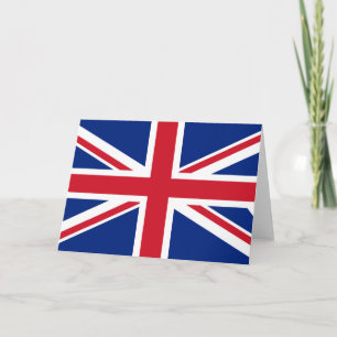 Tarjeta De Agradecimiento Bandera del Reino Unido