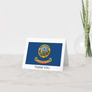 Tarjeta De Agradecimiento Bandera Estatal Idaho