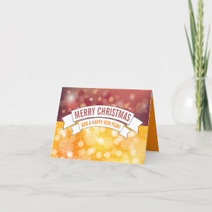 Tarjeta De Agradecimiento Banners festivos, cliente estacional