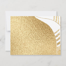 Tarjeta De Agradecimiento Bar o Bat Mitzvah Gracias Elegante Gold Tallit