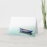 Barco viejo de Aiola. Pequeño bote de remos en la 