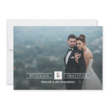 Barn Wood Boda Gracias Cartas Fotográficas