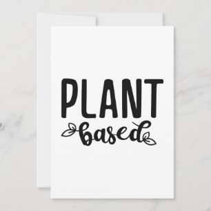 Tarjeta De Agradecimiento Basado en plantas