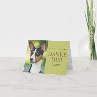 Tarjeta De Agradecimiento Basenji