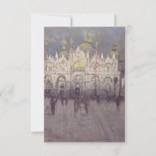 Tarjeta De Agradecimiento Basílica de San Marcos Arquitectura Bizantina Arte