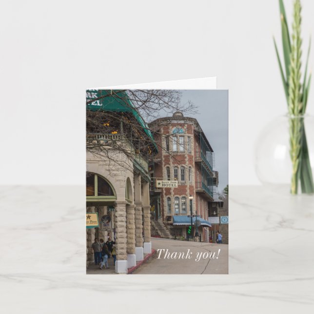 Tarjeta De Agradecimiento Basin Park Y Flatiron Flats (Anverso)