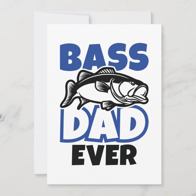 Tarjeta De Agradecimiento Bass Dad (Anverso)
