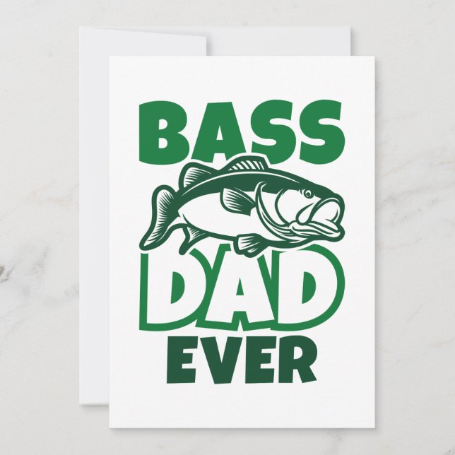 Tarjeta De Agradecimiento Bass Dad (Anverso)