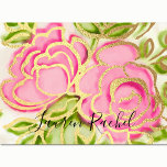 Tarjeta De Agradecimiento Bat Mitzvah Resumen Rosas Rosa<br><div class="desc">Grupos de invitación Bar Mitzvah y Bat Mitzvah diseñados por Umua. Impreso y enviado por Zazzle o sus socios.</div>
