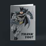 Tarjeta De Agradecimiento Batman | Chalkboard Happy Birthday Gracias<br><div class="desc">Exprese su gratitud al estilo de superhéroe con esta tarjeta de agradecimiento de feliz cumpleaños de Batman personalizable. Con Batman en acción y texto audaz inspirado en el timbre, esta tarjeta es perfecta para agregar un toque personal y dinámico a sus notas de agradecimiento. Personalízalo para que tu aprecio sea...</div>