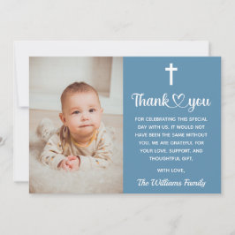 Tarjeta De Agradecimiento Bautismo cristiano cristiano cristiano cristiano c