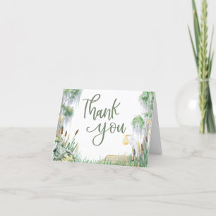 Tarjeta De Agradecimiento Bayou Swamp Southern Baby Shower