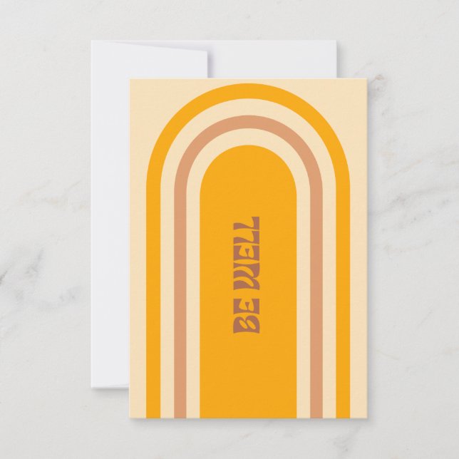 Tarjeta De Agradecimiento Be Well Notecards - Arena (Anverso)