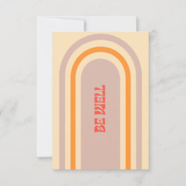 Tarjeta De Agradecimiento Be Well Notecards - Flora