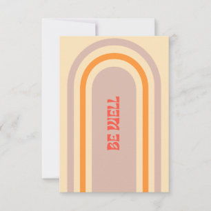 Tarjeta De Agradecimiento Be Well Notecards - Flora