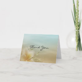 Tarjeta De Agradecimiento Beach Floral Gracias