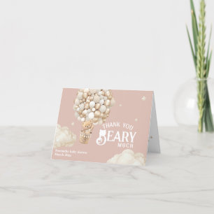 Tarjeta De Agradecimiento Bear Bear Bear Bearly Wait Baby Shower