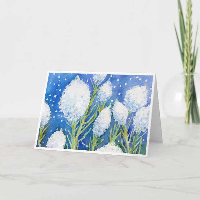 Tarjeta De Agradecimiento Beargrass Blank Notecard (Anverso)