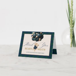 Tarjeta De Agradecimiento Bearly Wait Teddy Balloon Baby Shower books