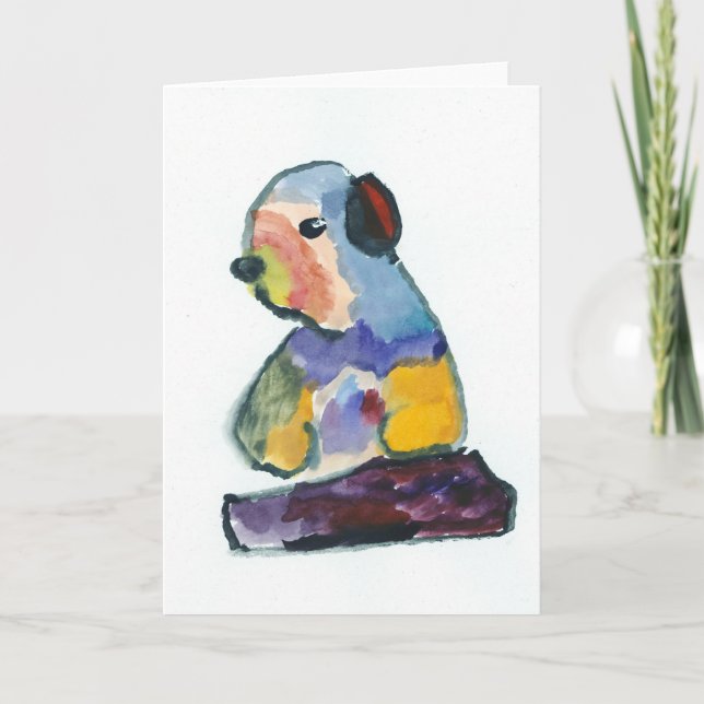 Tarjeta De Agradecimiento Beaver Card (Anverso)