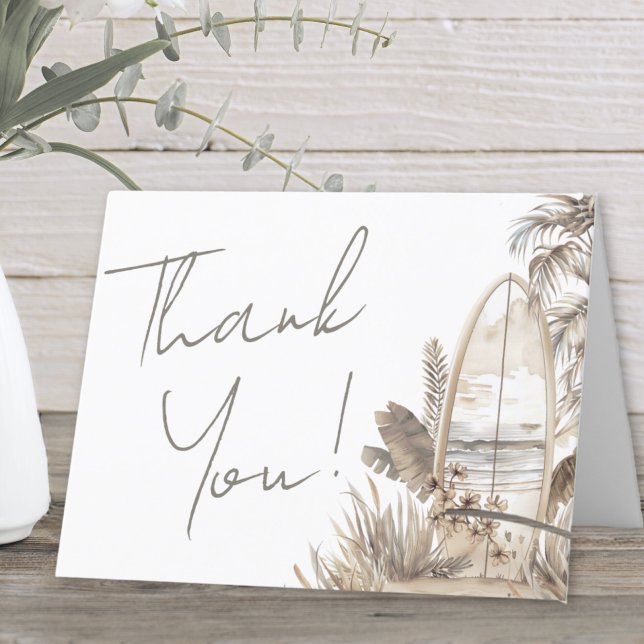 Tarjeta De Agradecimiento Bebé a bordo de Baby Shower (Baby On Board Baby Shower Thank You Card)