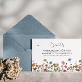 Tarjeta De Agradecimiento Bebé en flor libros para bebé regalo de baby showe