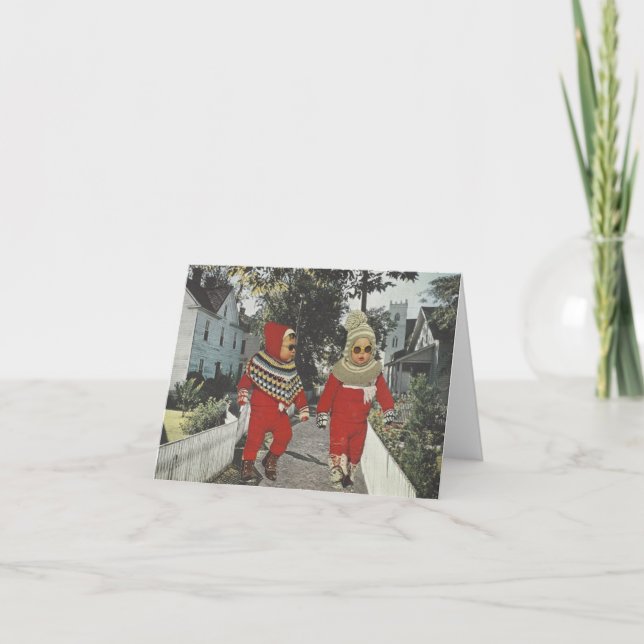 Tarjeta De Agradecimiento Bebés de BFF - (Anverso)