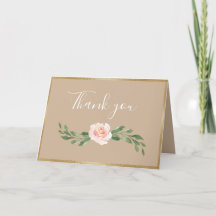 Beige Rubor Floral Elegante vegetación romántica