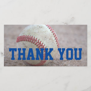 Tarjeta De Agradecimiento Béisbol