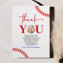 Béisbol Oh Boy Blue Red White Baby Shower