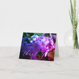 Tarjeta De Agradecimiento Bella Flor de Jacinto (Hyacinthus)