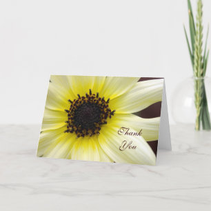 Tarjeta De Agradecimiento Belleza amarilla, gracias